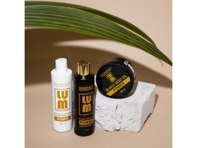 LUM shampoo, conditioner and mask