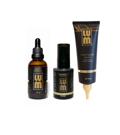 LUM set "RECOVERY FORMULA: FROM ROOTS TO TIPS" (Hair growth lotion, scalp peeling, fluid)